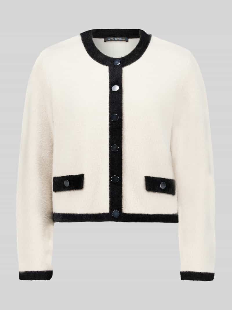 Betty Barclay Regular Fit gebreid jack met contraststrepen