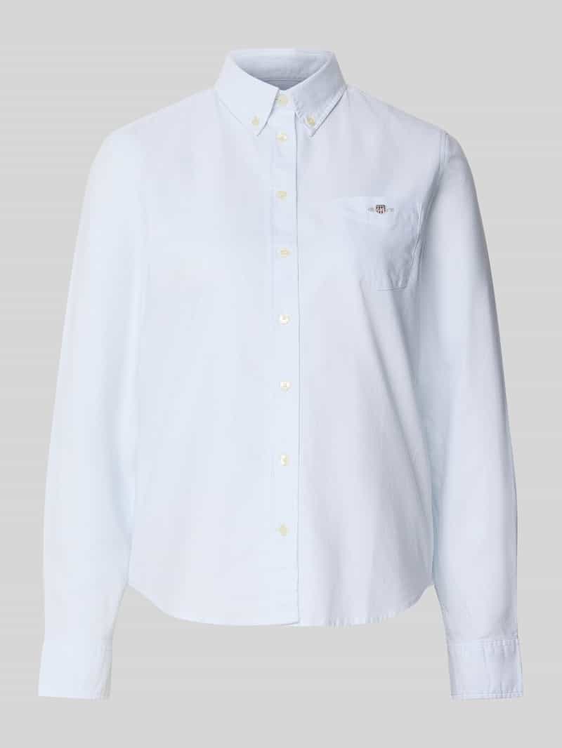 Gant Overhemdblouse met button-downkraag en sportmanchetten
