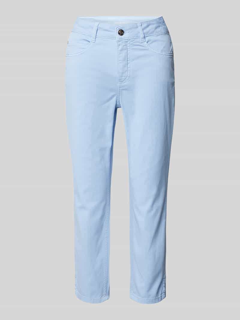 Oui Slim fit broek met verkort model