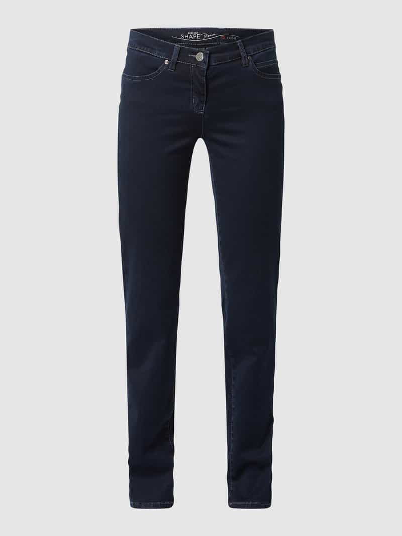 Perfect shape straight fit jeans met stretch TONI