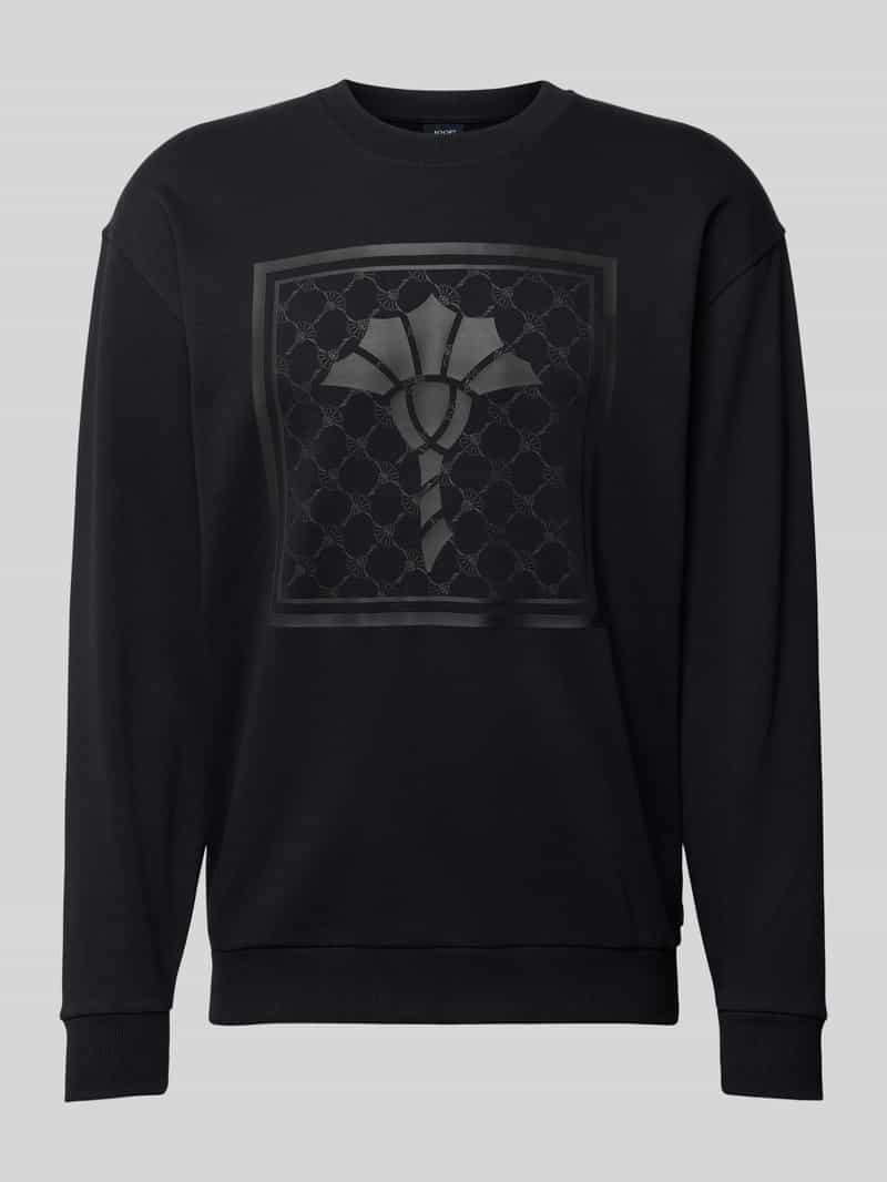 JOOP! Collection Sweatshirt met motiefprint en ronde hals