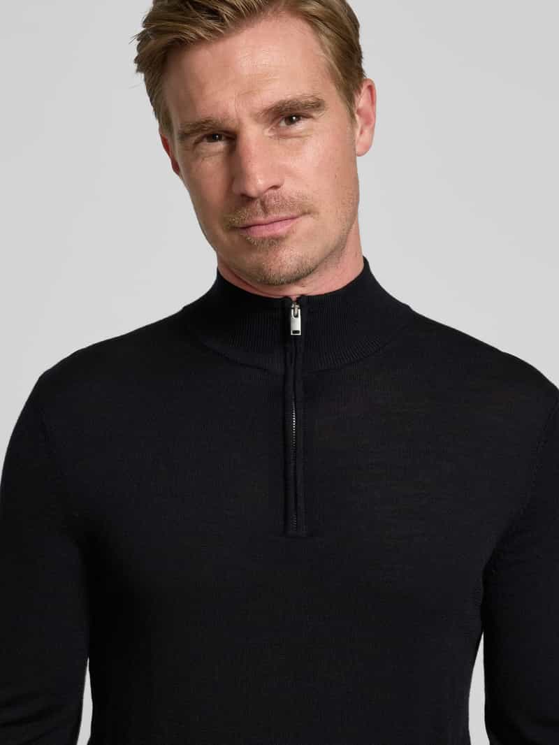 Selected Homme Regular fit schipperstrui van zuivere merinowol model 'TRAY'