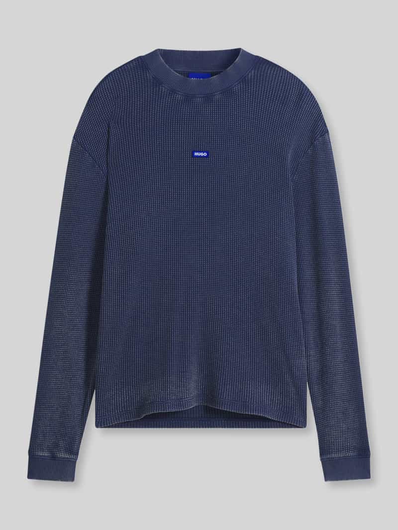 Regular fit sweatshirt van puur katoen model 'Nistrico'