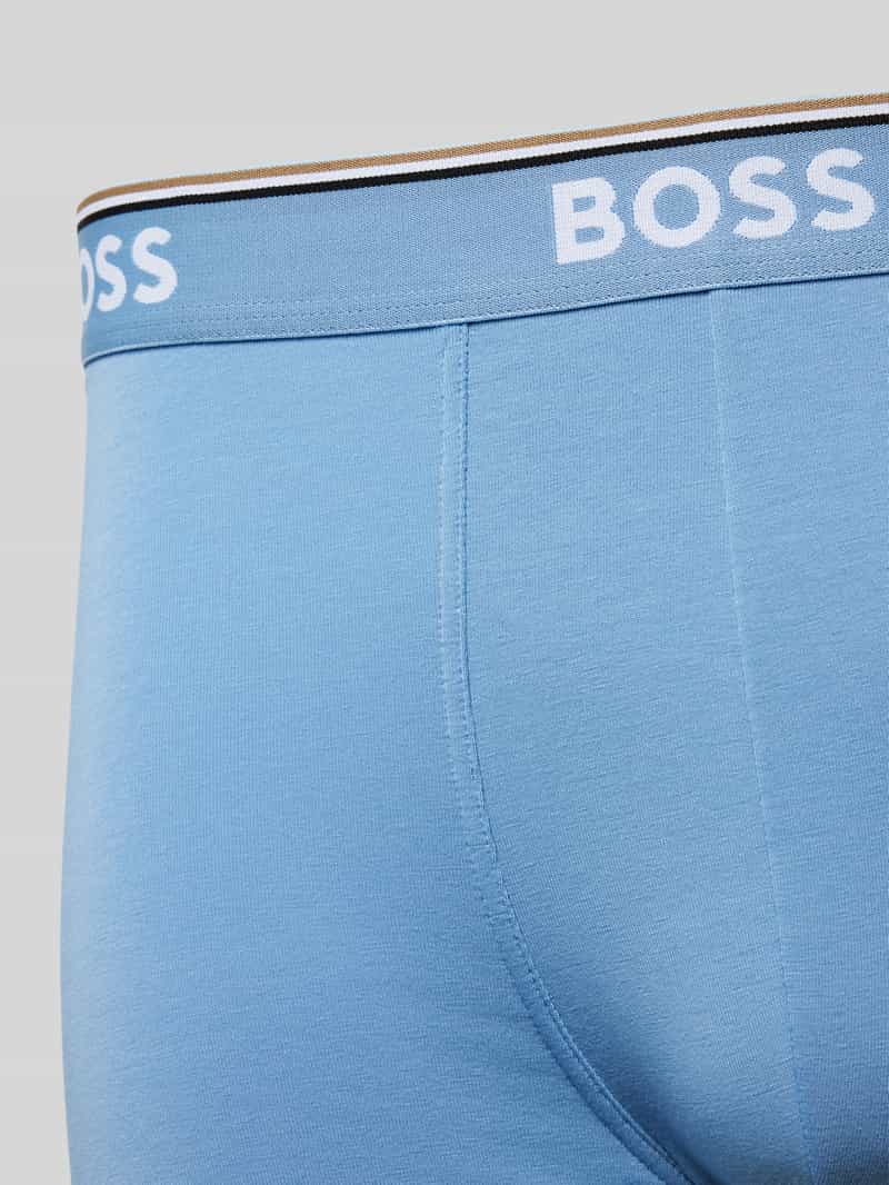 Boss Boxershort met elastische band met label in een set van 3 stuks model 'Power'