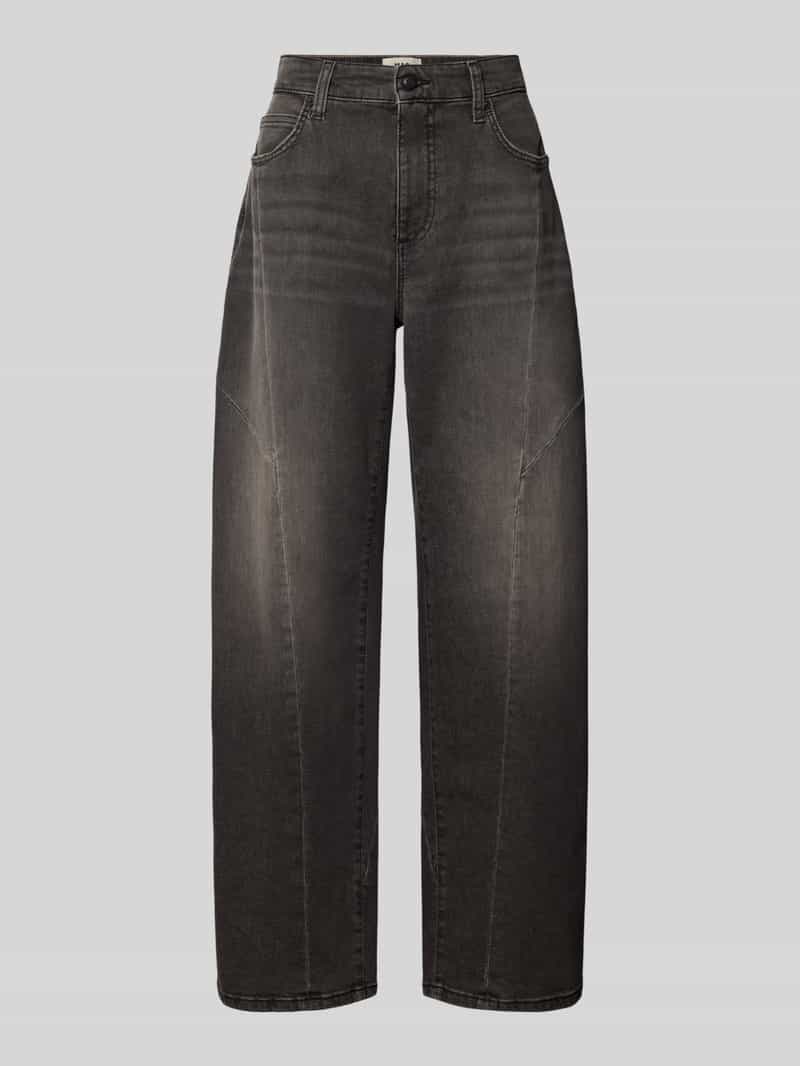 MAC barrel fit broek van katoenmix model 'Dakota Barrel Seam'