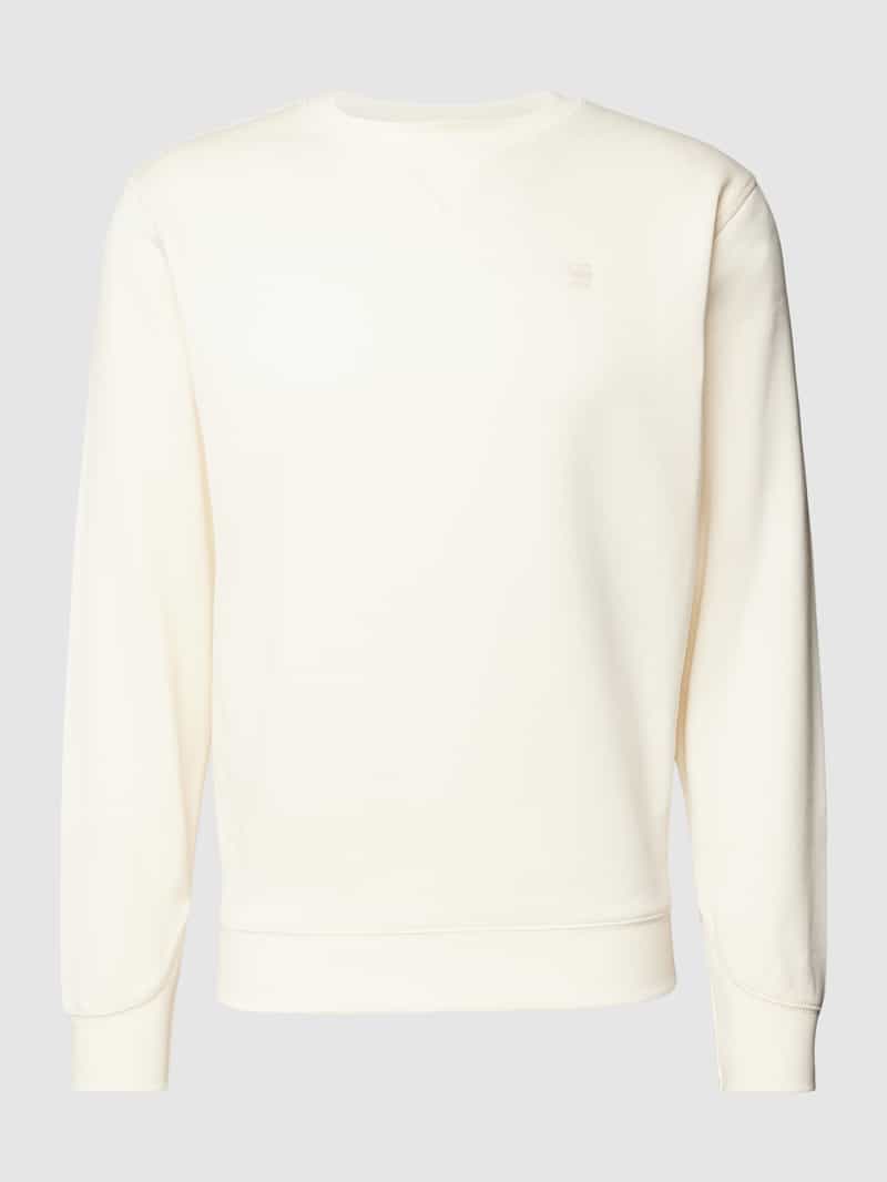 G-Star Raw Sweatshirt met logostitching model 'Premium'