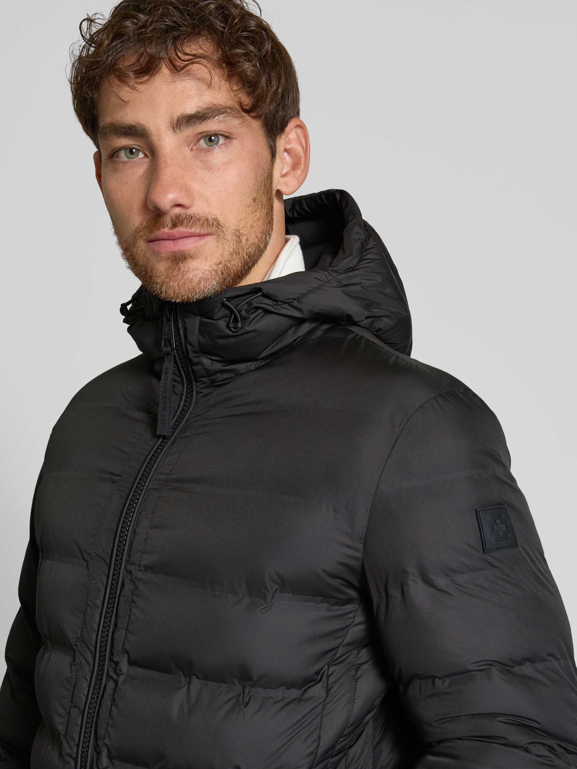 Strellson Gewatteerd jack met capuchon model 'MODICA FUSED'