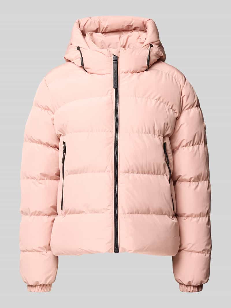 Superdry Regular fit gewatteerd jack met reliëflogo model 'Sports'