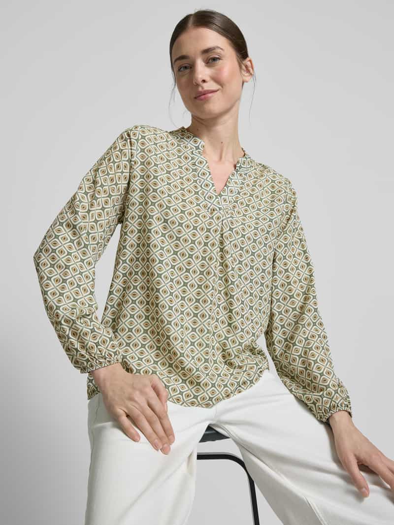 ZABAIONE Relaxed fit blouse met tuniekkraag model 'Mi44mii'