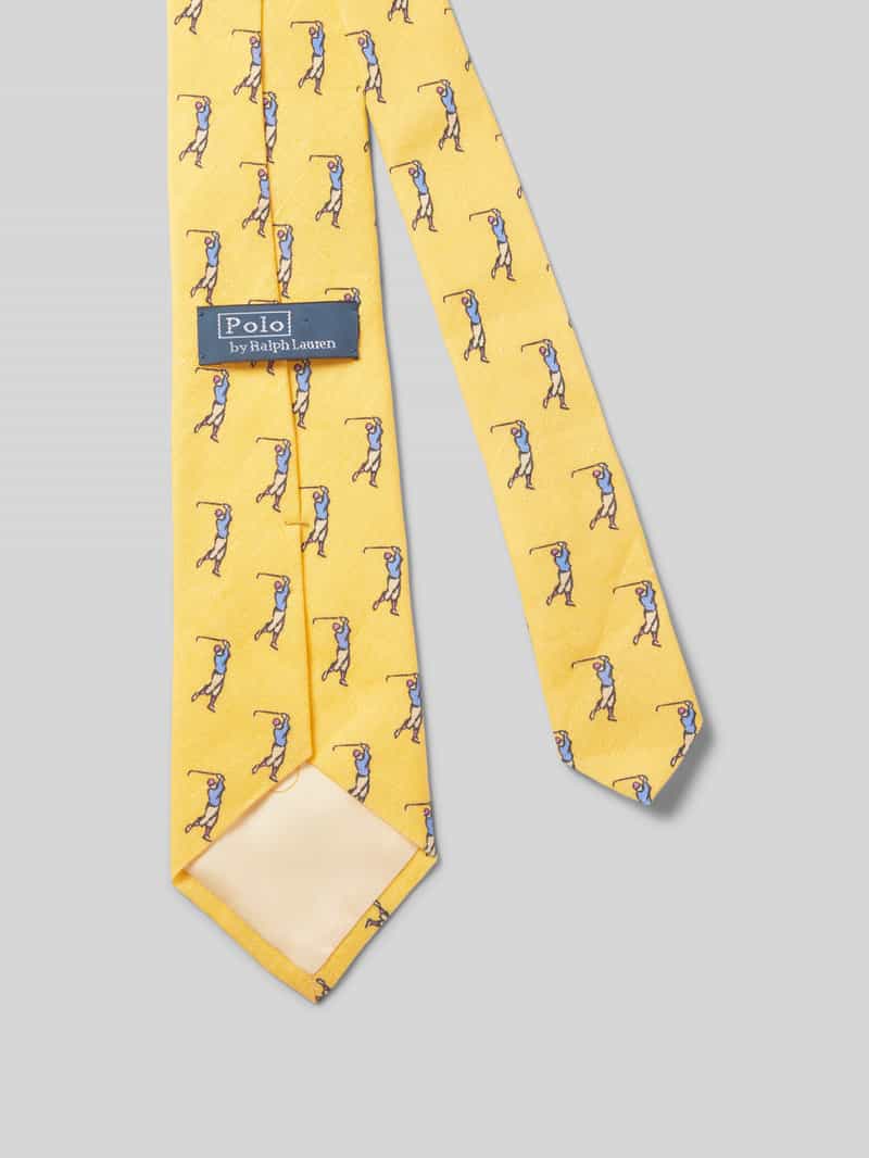 Polo Ralph Lauren Linnen stropdas met motiefprint
