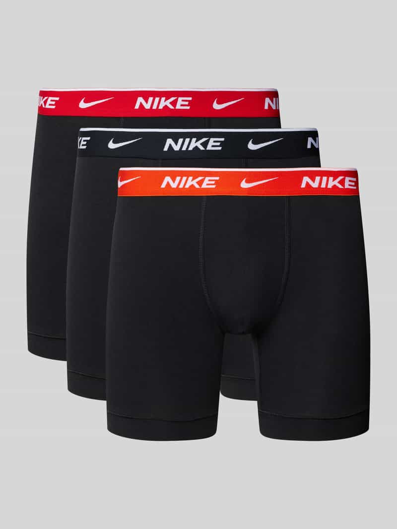 Nike Boxershort met elastische band met label in een set van 3 stuks model 'E-DAY'