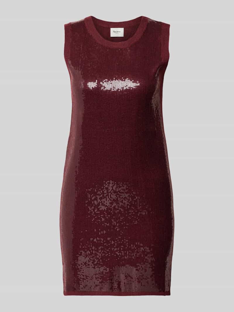 Pepe Jeans Nauwsluitende gebreide jurk met wol model 'ELAINE'