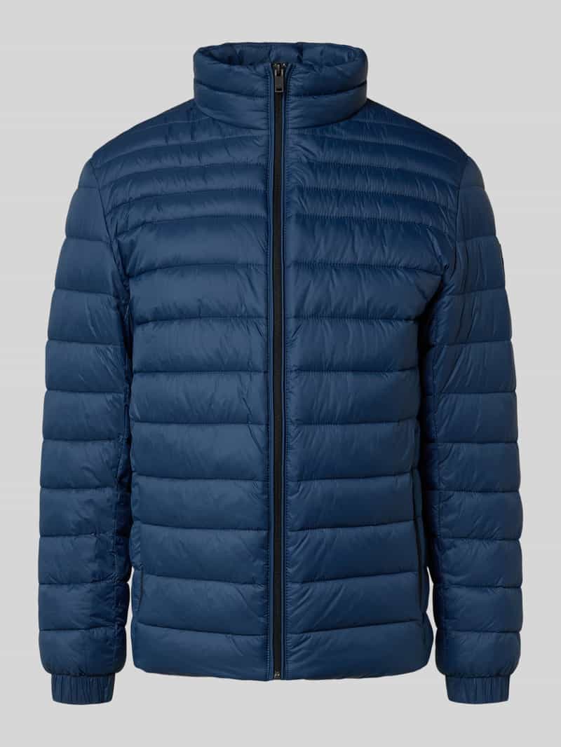 Boss Orange Slim fit gewatteerd jack met labelpatch model 'ODEN2'