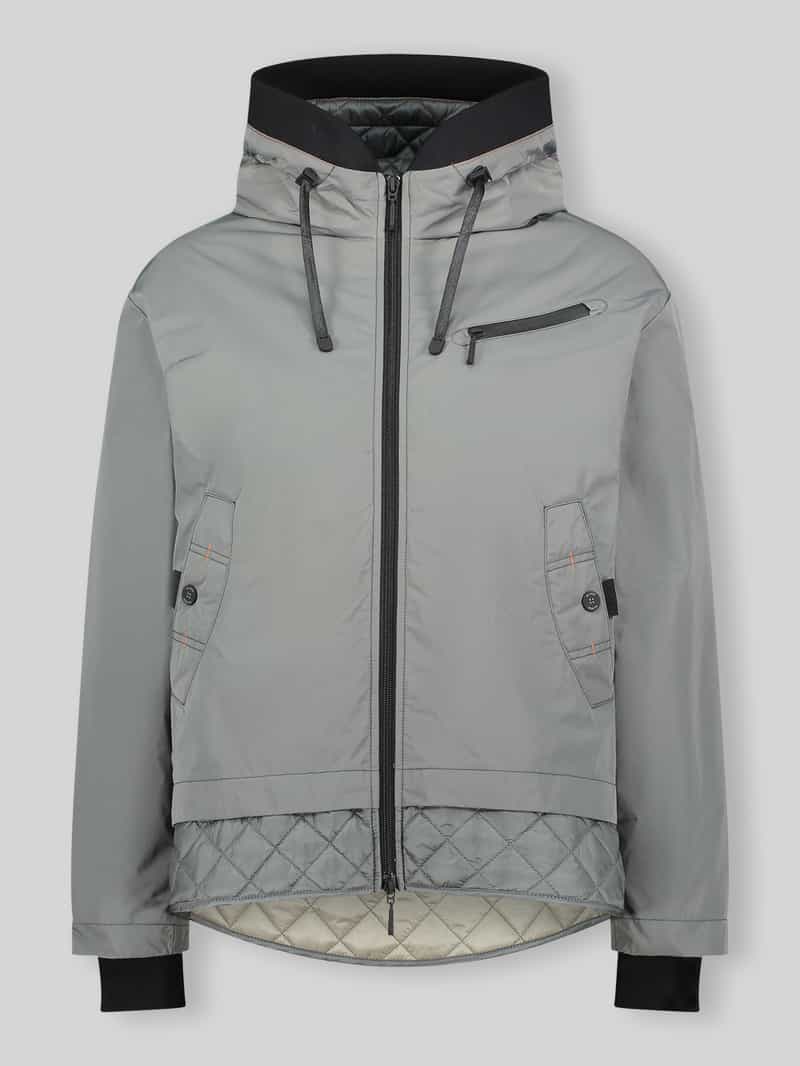 Gil Bret Regular Fit gewatteerd jack met capuchonkraag