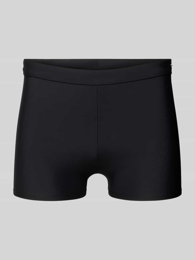 slim fit zwemshort met logodetail slim fit zwemshort met logodetail