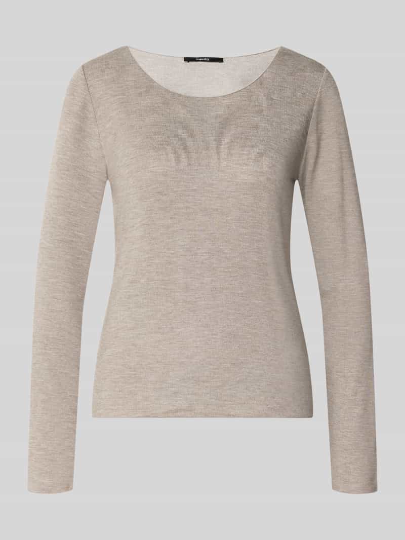 Slim fit shirt met lange mouwen van viscosemix model 'Kirosa'