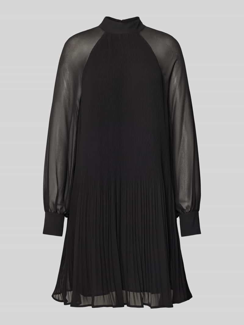 Jake*s Collection Knielange jurk in semi-transparant design