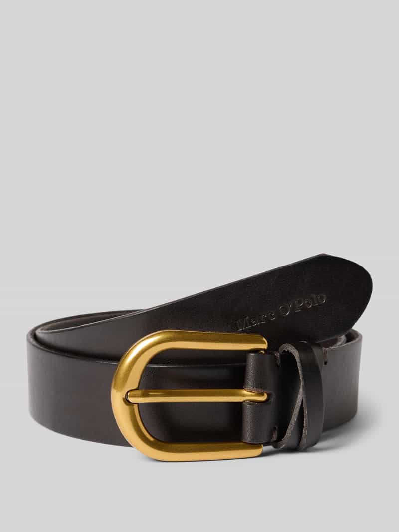 Marc O'Polo Riem van echt runderleer model 'NAVYA'