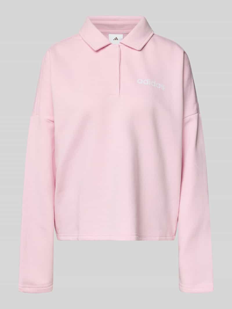 Sweatshirt met labelprint