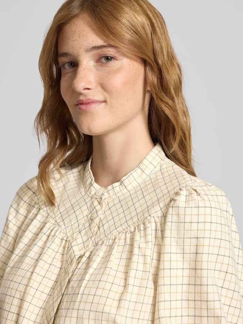 Marc O'Polo DENIM Regular fit blouse met lange mouwen van puur katoen
