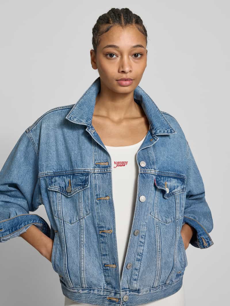 Tommy Jeans Midi-jurk in riblook