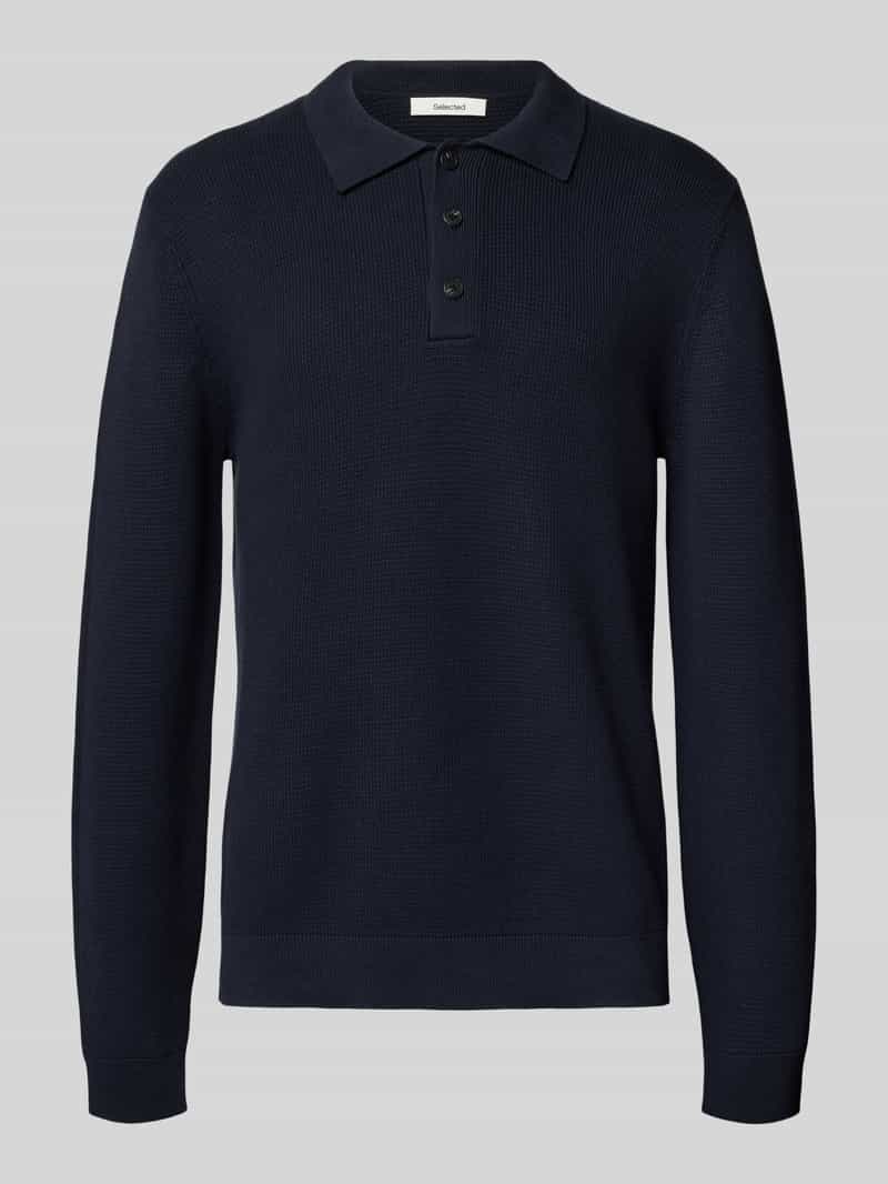 Selected Homme Regular fit gebreide pullover van puur katoen model 'DANE'