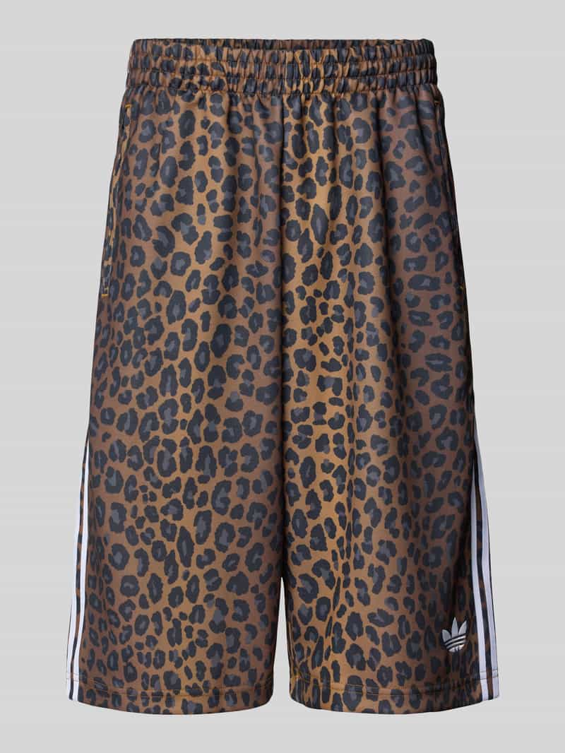 adidas Originals Relaxed fit korte broek met all-over dierenprint