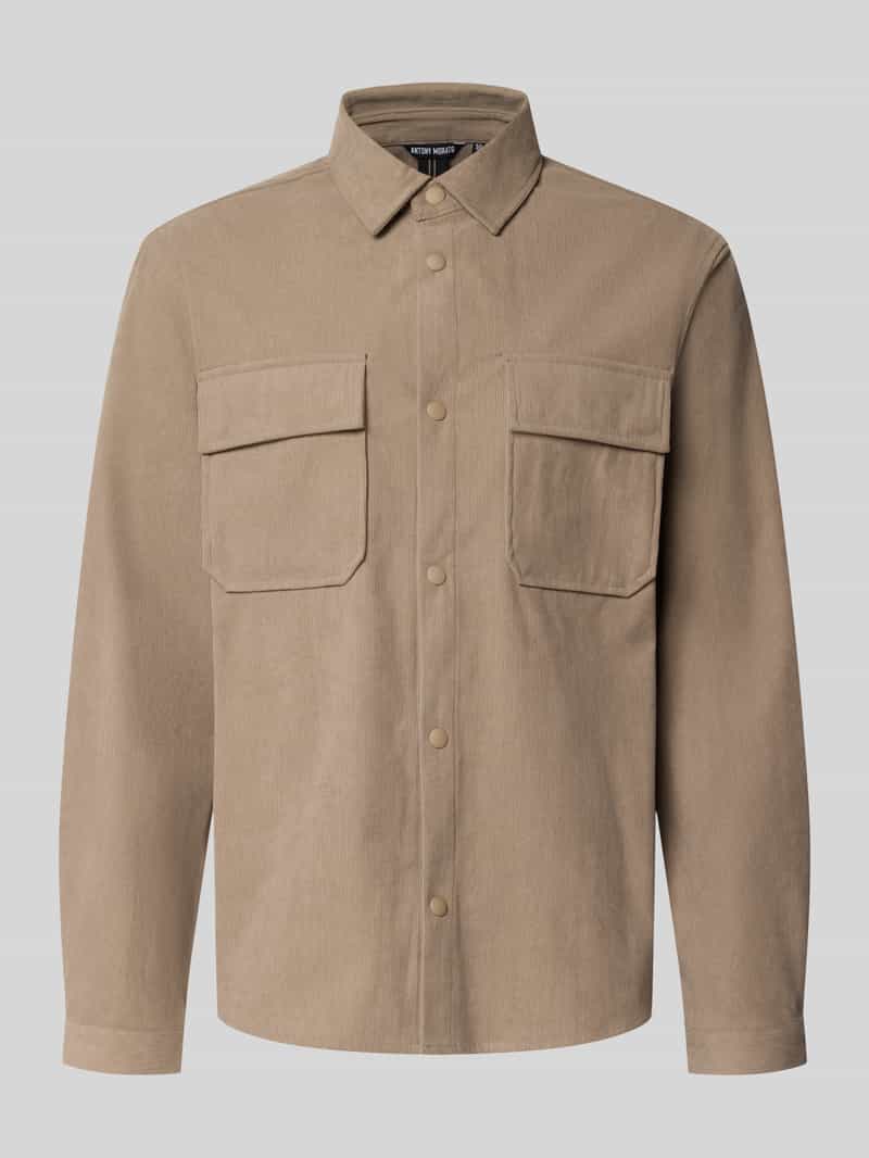 Antony Morato Regular fit overhemdjack van fijne corduroy model 'DAKAR'