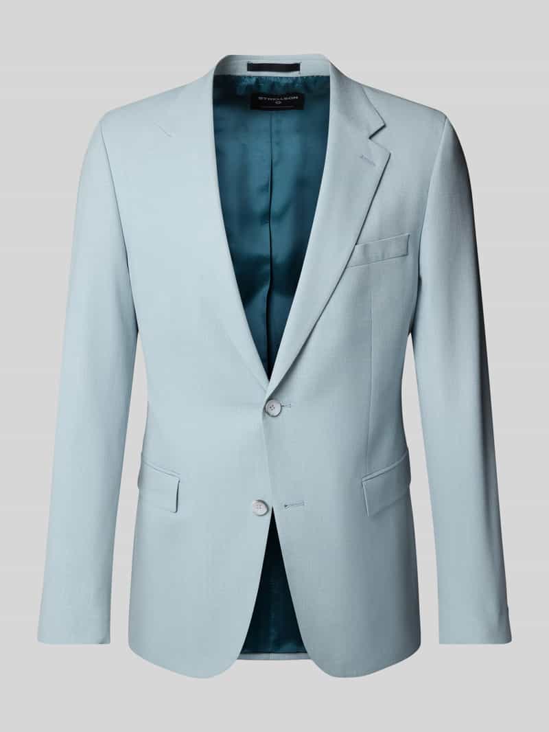 Strellson Slim fit colbert met paspelzak op de borst model 'Alzer'