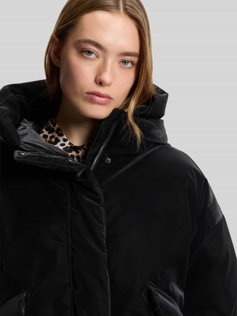 HUGO Regular fit gewatteerd jack met capuchon model 'FLORITA'