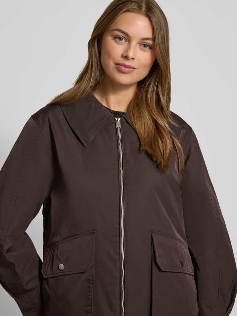 Vero Moda Regular fit bomberjack met afneembare kraag van imitatiebont model 'SEOUL'