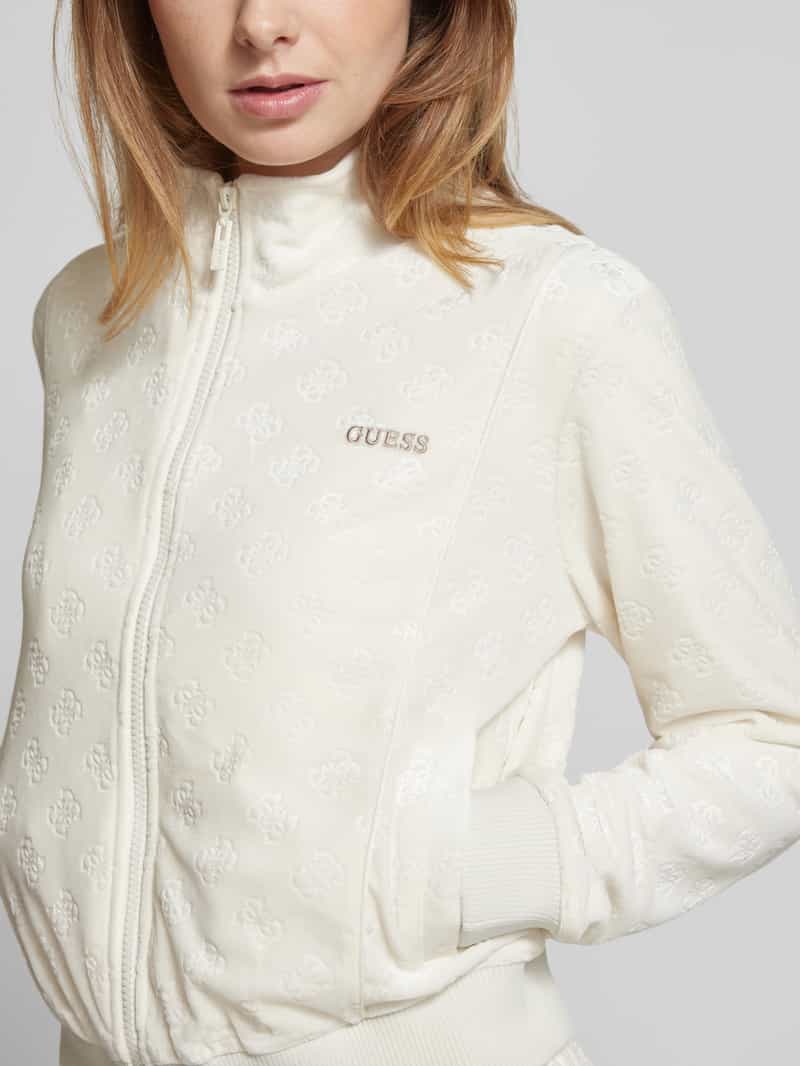 Guess Activewear Sweatjack met opstaande kraag model 'KRISSY'