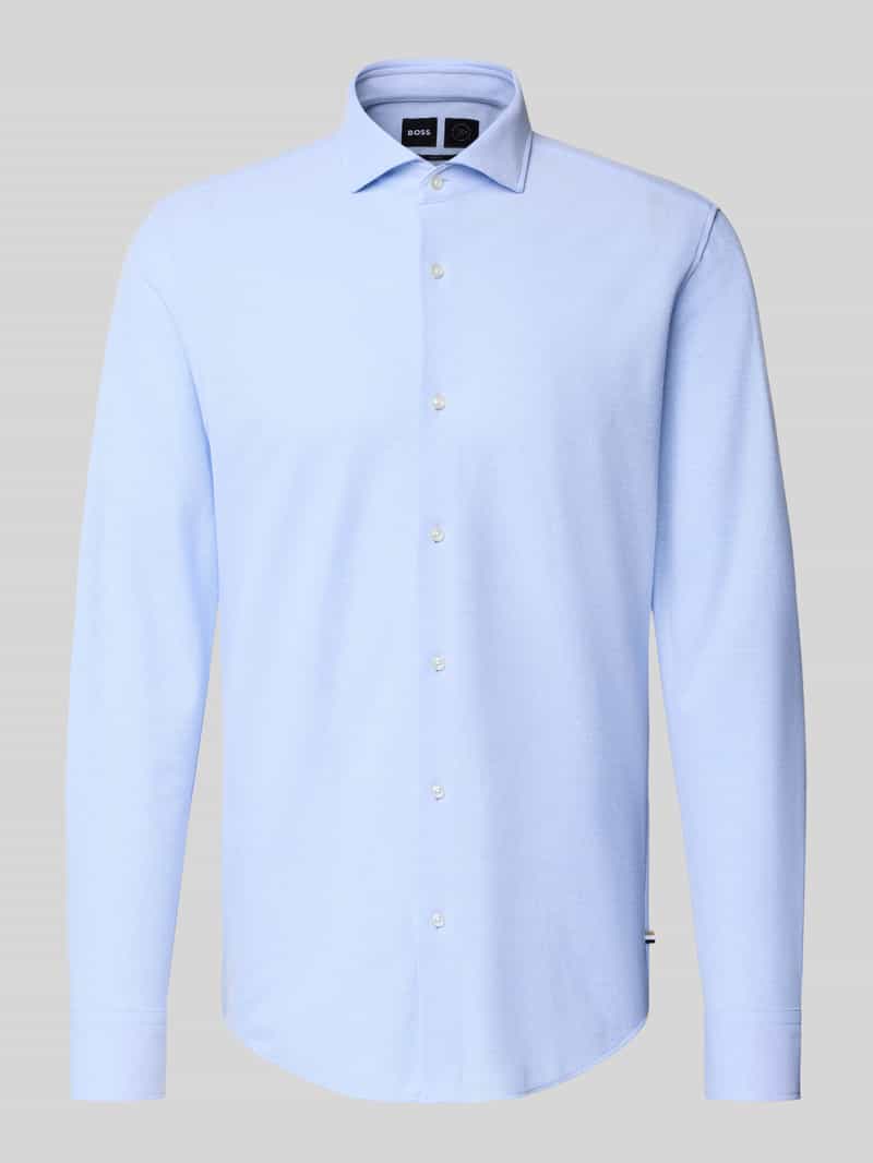 Boss Slim fit zakelijk overhemd van jersey