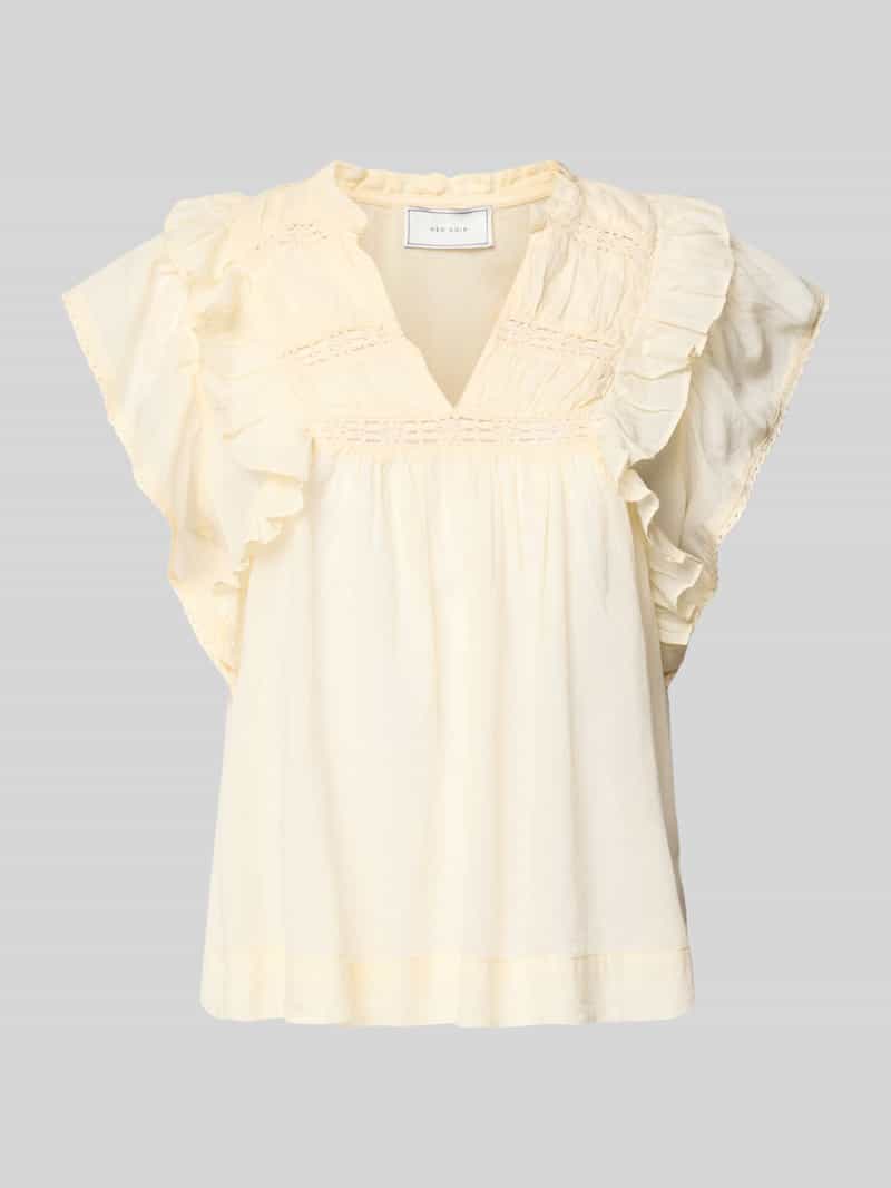 NEO NOIR Regular fit blousetop met kapmouwen model 'Jayla'