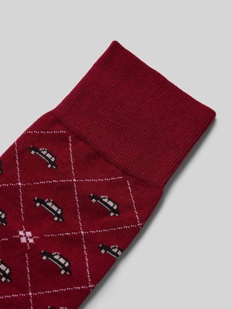 Burlington Sokken met labelprint