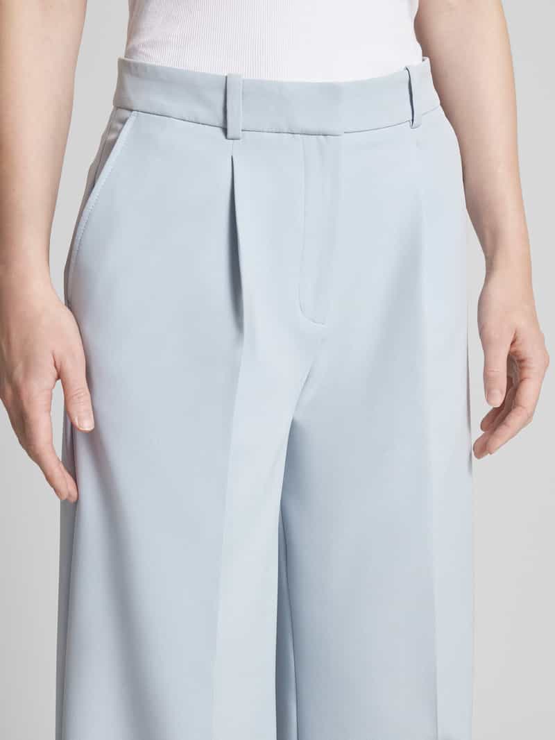 Boss Orange Wide leg pantalon met persplooien model 'Tiwi'
