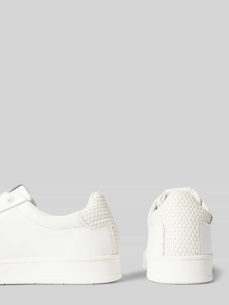 CK Calvin Klein Leren sneakers met labelbadge