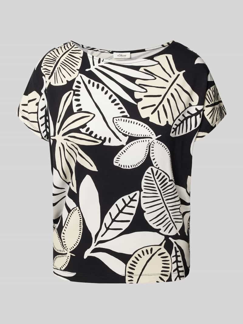 s.Oliver RED LABEL Relaxed fit T-shirt van viscosemix
