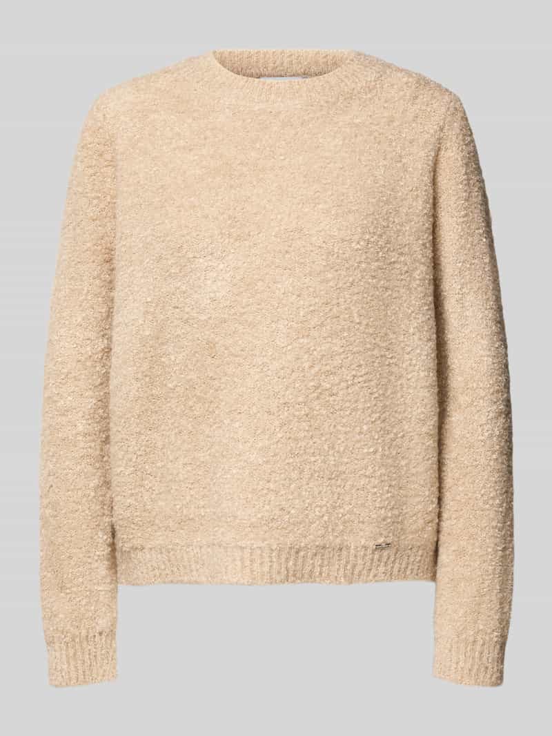 MORE & MORE Gebreide pullover met ronde hals