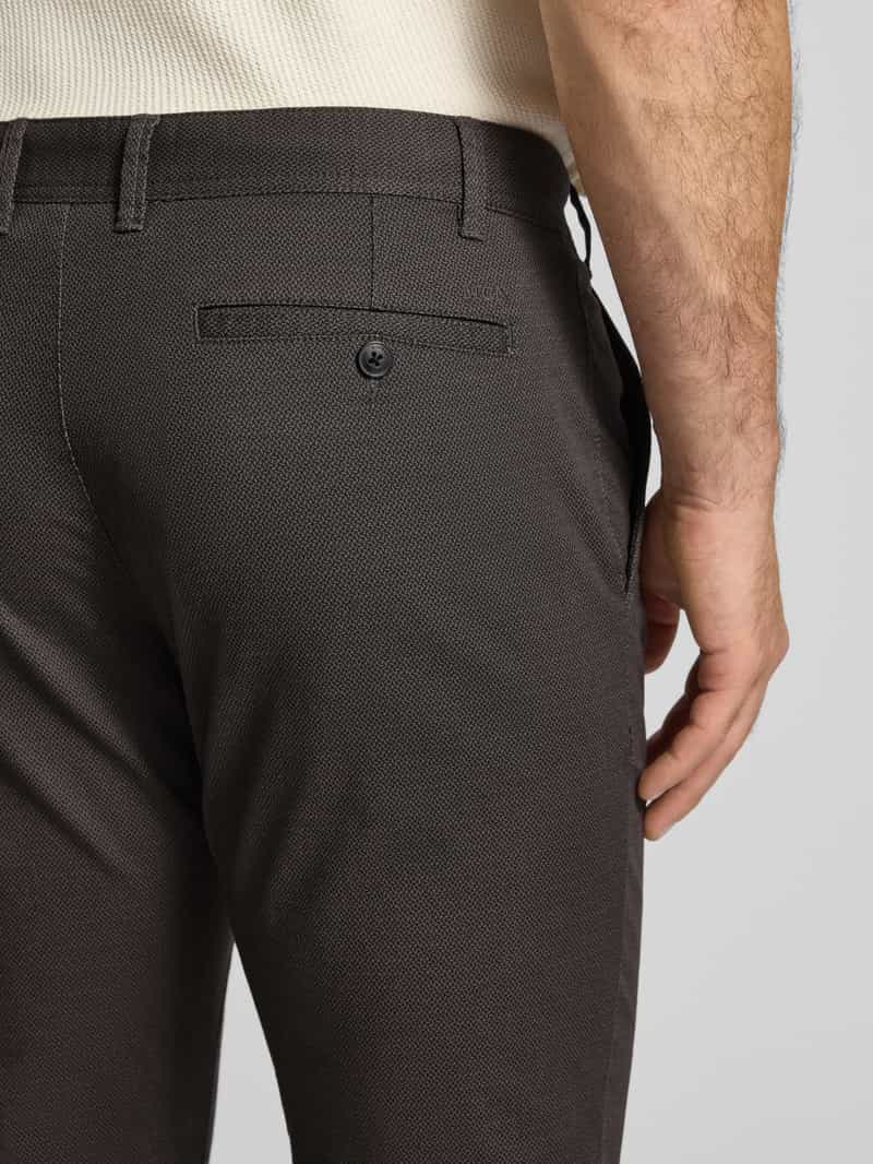 MCNEAL Slim fit broek met achterzakken