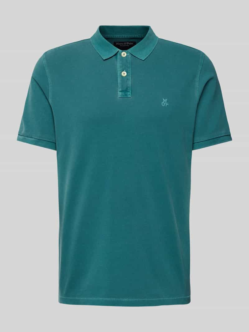 Marc O'Polo Regular fit poloshirt met labelstitching