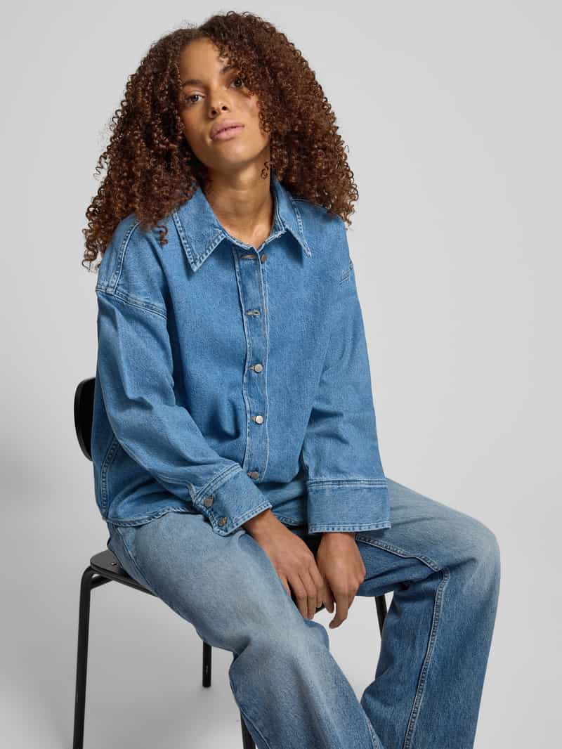 Only Loose fit jeansblouse van puur katoen model 'SOPHIE'