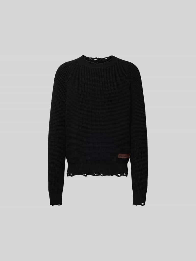 Pullover met labeldetail