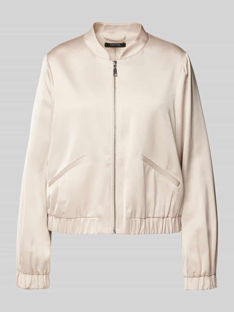 comma Blazer met opstaande kraag