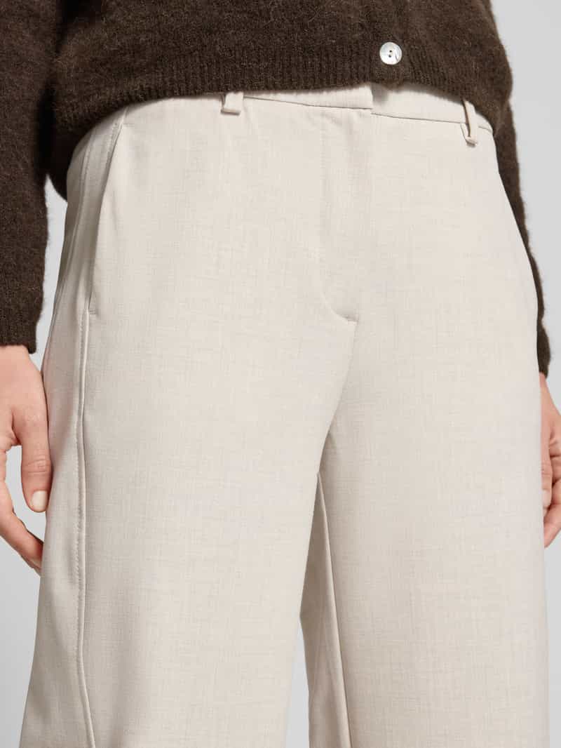 OPUS PANTS Straight leg stoffen broek met paspelzak aan de achterkant model 'Mette'