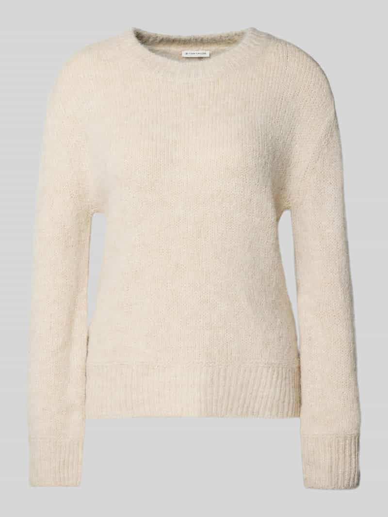 Tom Tailor Regular fit gebreide pullover met wol