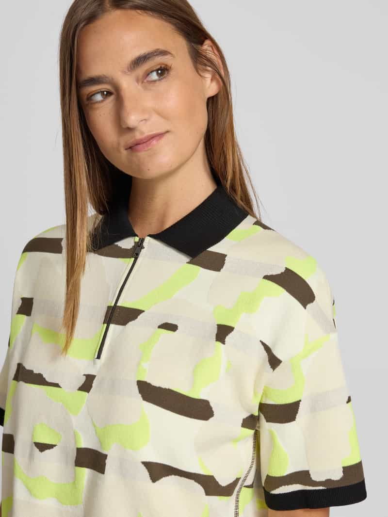 Marc Cain Gebreid shirt met platte kraag