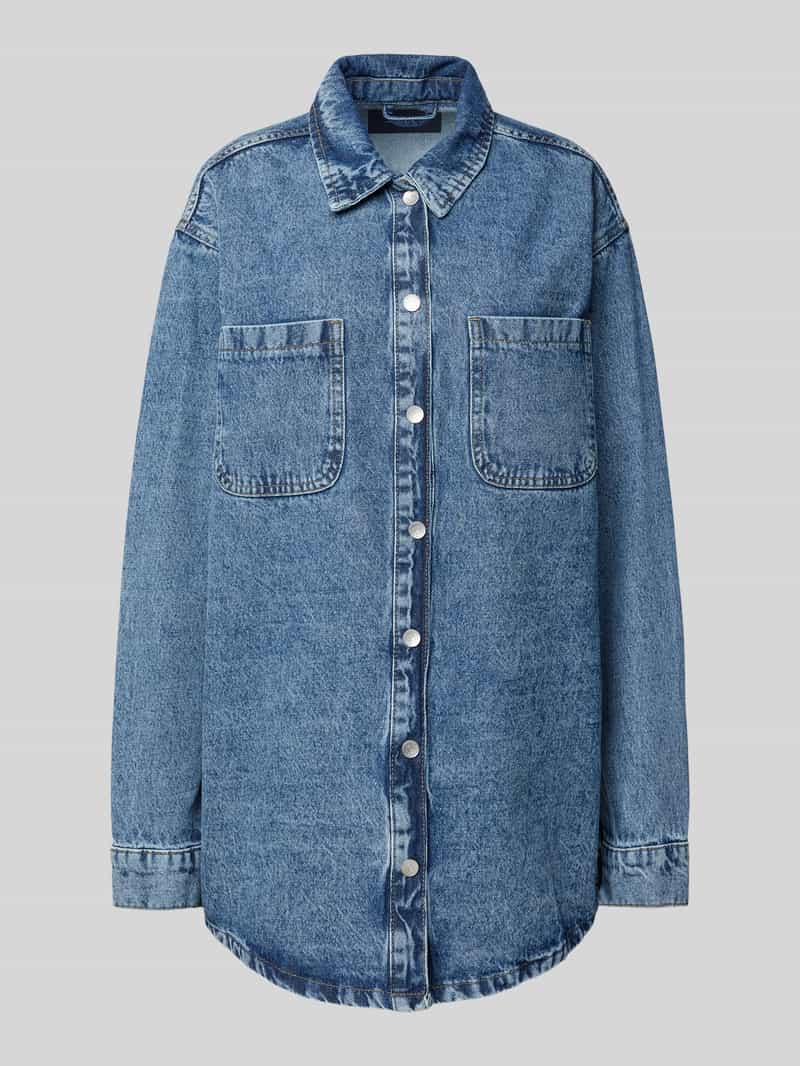 Noisy May Jeansjack met opgestikte borstzakken model 'ALVA'