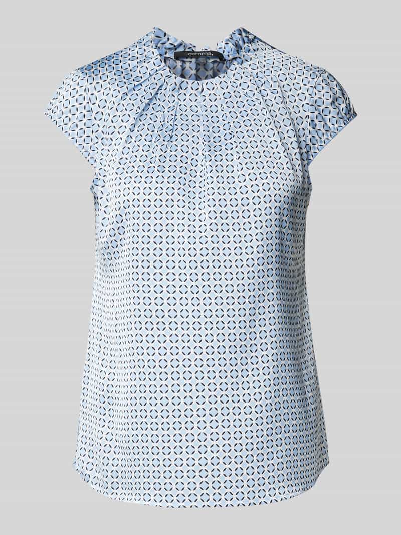 comma Blouseshirt met ronde hals