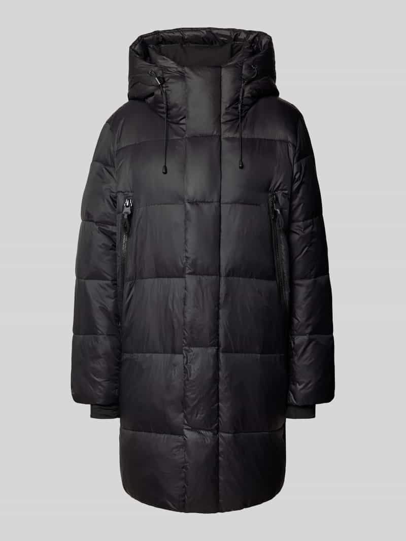 WITHBLACK Regular fit gewatteerd jack met vulling van eendendons